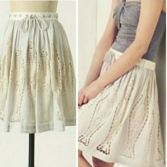 Anthropologie Dresses & Skirts - Beautiful fish crochet skirt
